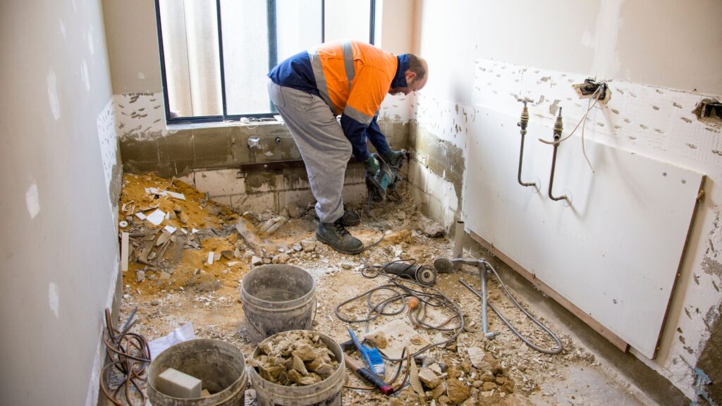 Badezimmer sanieren in Aachen - Sanierung Hansemann - Renovierung - Komplettsanierung - Trockenbau - Innenausbau